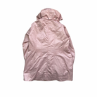 Pink raincoat on a white background