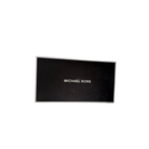 Black Michael Kors wallet on a white background