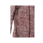 Close-up of a textured fabric with a pattern on a white background