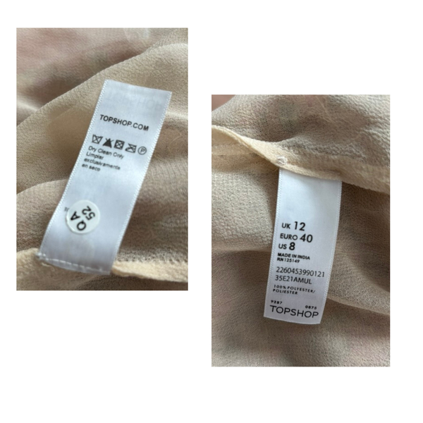 Old Topshop Sequin Sleeveless Mini Dress Pink Size 12 -New