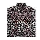 Leopard print shirt on a white background