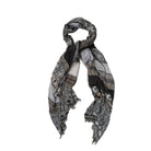 Patterned scarf on a white background