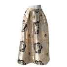 Floral patterned skirt on a white background