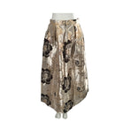 Floral patterned skirt on a white background