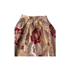 Floral patterned skirt on a white background
