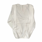 White sleeveless top on a white background