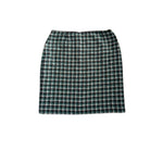 Plaid skirt on a white background