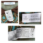 Close-up of Primark care label on a fabric background