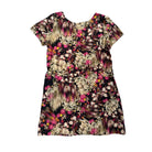 Floral patterned dress on a white background