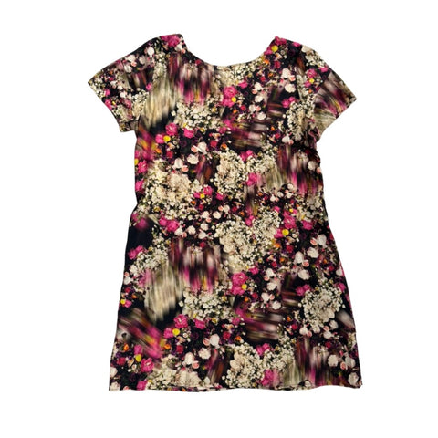 Floral patterned dress on a white background