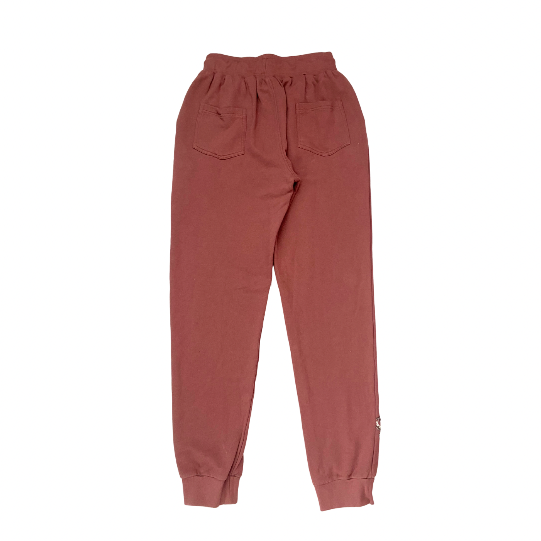 pink sweatpants on a white background