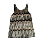 Tank top with zigzag pattern on a white background