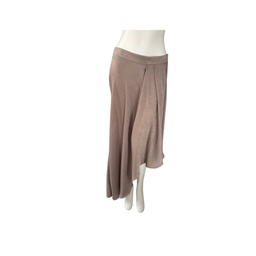 Brown skirt on a mannequin against a white background