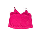 Pink tank top on a white background