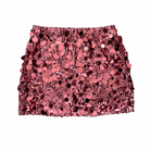 Pink Shein sequin mini skirt with oversized disc embellishment, new.