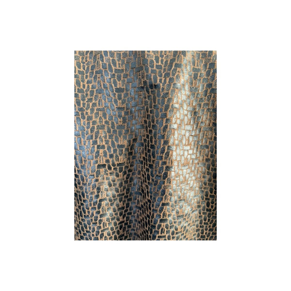 Textured patterned fabric swatch on a white background