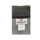 Label on a costume with 'in character costumes' branding