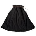 Black  coat lining on a white background