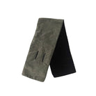 Folded checkered scarf on a white background