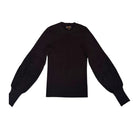 Black sweater on a white background