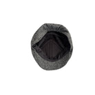 Gray flat cap on a white background