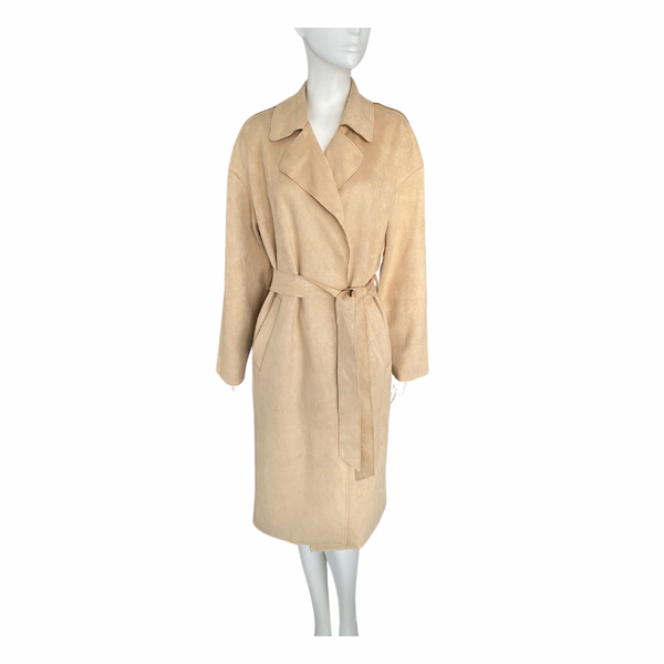 Belted Trench Coat Beige SIZE S