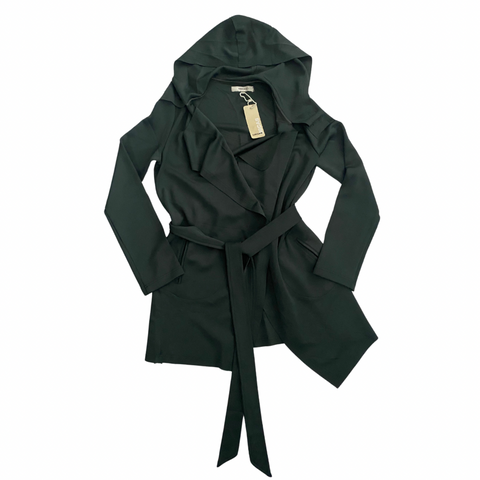 Lightweight Hooded Cardigan Green SIZE L