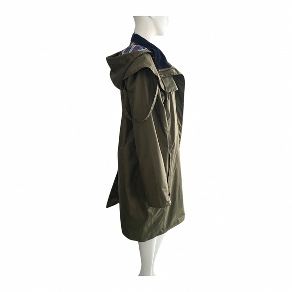 Lighthouse Outrider Waterproof 3/4 Length Raincoat Green SIZE 22