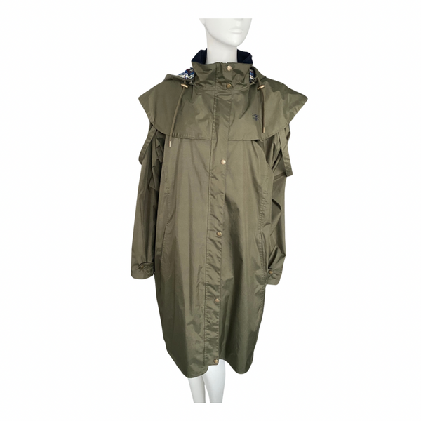 Lighthouse Outrider Waterproof 3/4 Length Raincoat Green SIZE 22