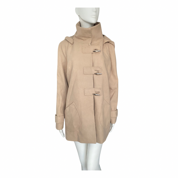 Ted Baker Short Duffle Coat Camel SIZE 14