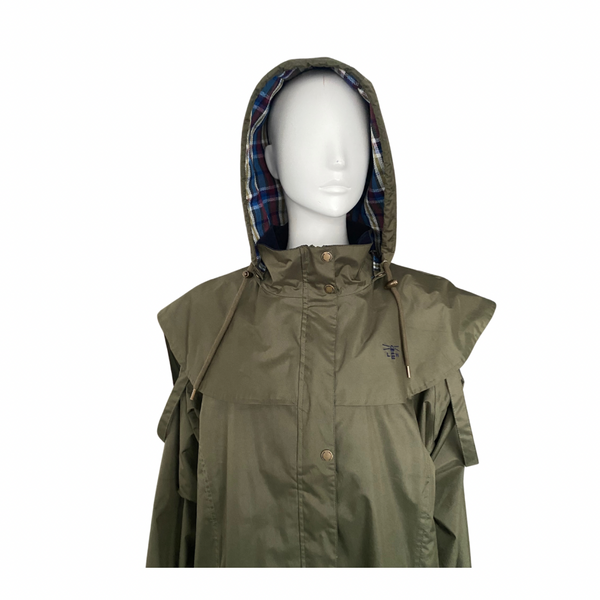 Lighthouse Outrider Waterproof 3/4 Length Raincoat Green SIZE 22