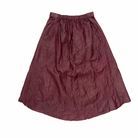 Maroon skirt on a white background