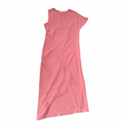 Pink dress on a white background