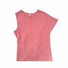 Pink sleeveless dress on a white background