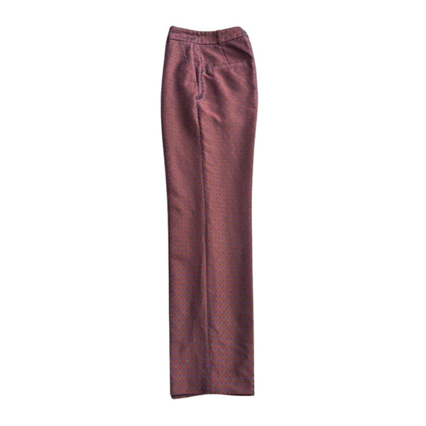 Maroon pants on a white background