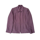 Purple jacket on a white background
